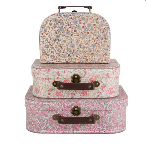 Maleta VINTAGE FLORAR Suitcase- Sass & Belle