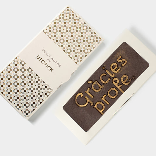 Tableta de Chocolate GRÀCIES PROFE- Utopick