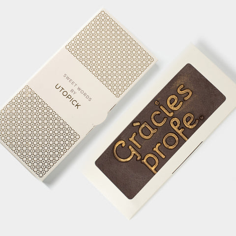 Tableta de Chocolate GRÀCIES PROFE- Utopick