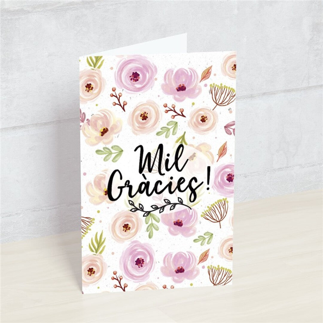 Postal - Mil gràcies