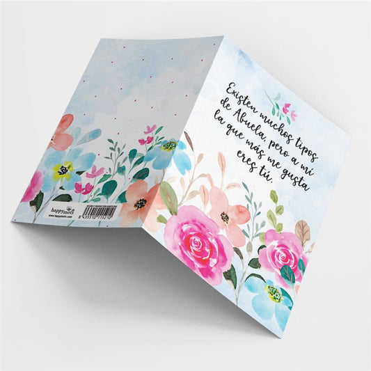 Postal: Existen muchos tipos de Abuela,... Happymots