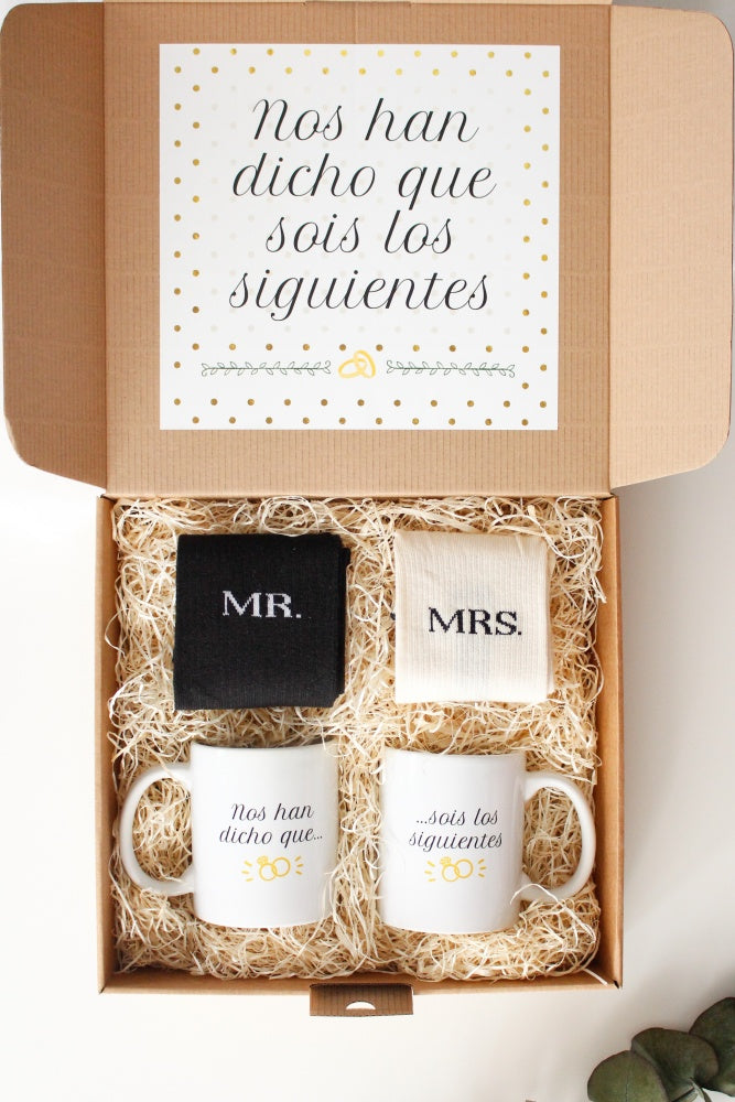 KIT "NOS HAN DICHO QUE...SOIS LOS SIGUIENTES" PERSONALIZADO-Be Love