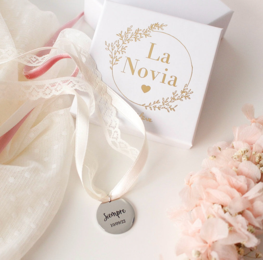 Medalla Ramo "Siempre" PERSONALIZADA - Be Love