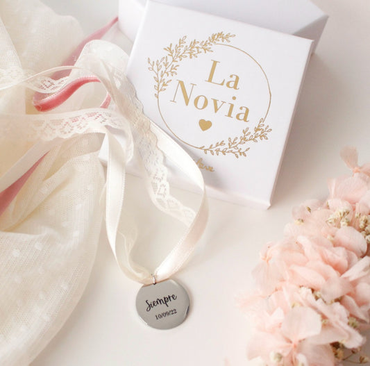 Medalla Ramo "Siempre" PERSONALIZADA - Be Love