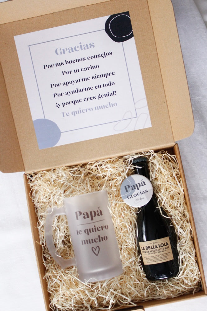 KIT CERVEZA "PAPÁ, GRACIAS POR ESTAR SIEMPRE AHÍ"