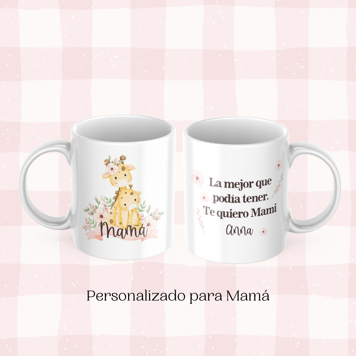 Taza Mami Jirafa- Personalizada