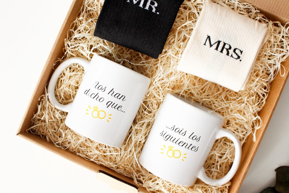 KIT "NOS HAN DICHO QUE...SOIS LOS SIGUIENTES" PERSONALIZADO-Be Love