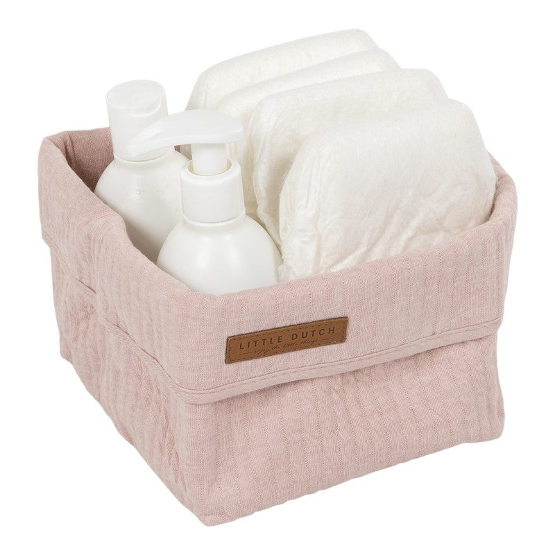 CESTA ALMACENAMIENTO PEQUEÑA ROSA - LITTLE DUTCH