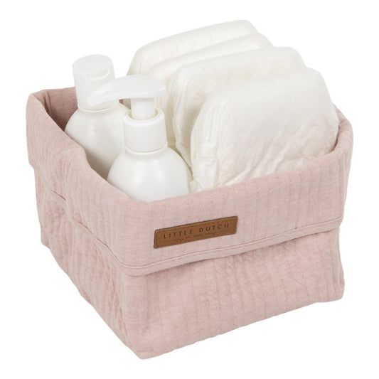 CESTA ALMACENAMIENTO PEQUEÑA ROSA - LITTLE DUTCH