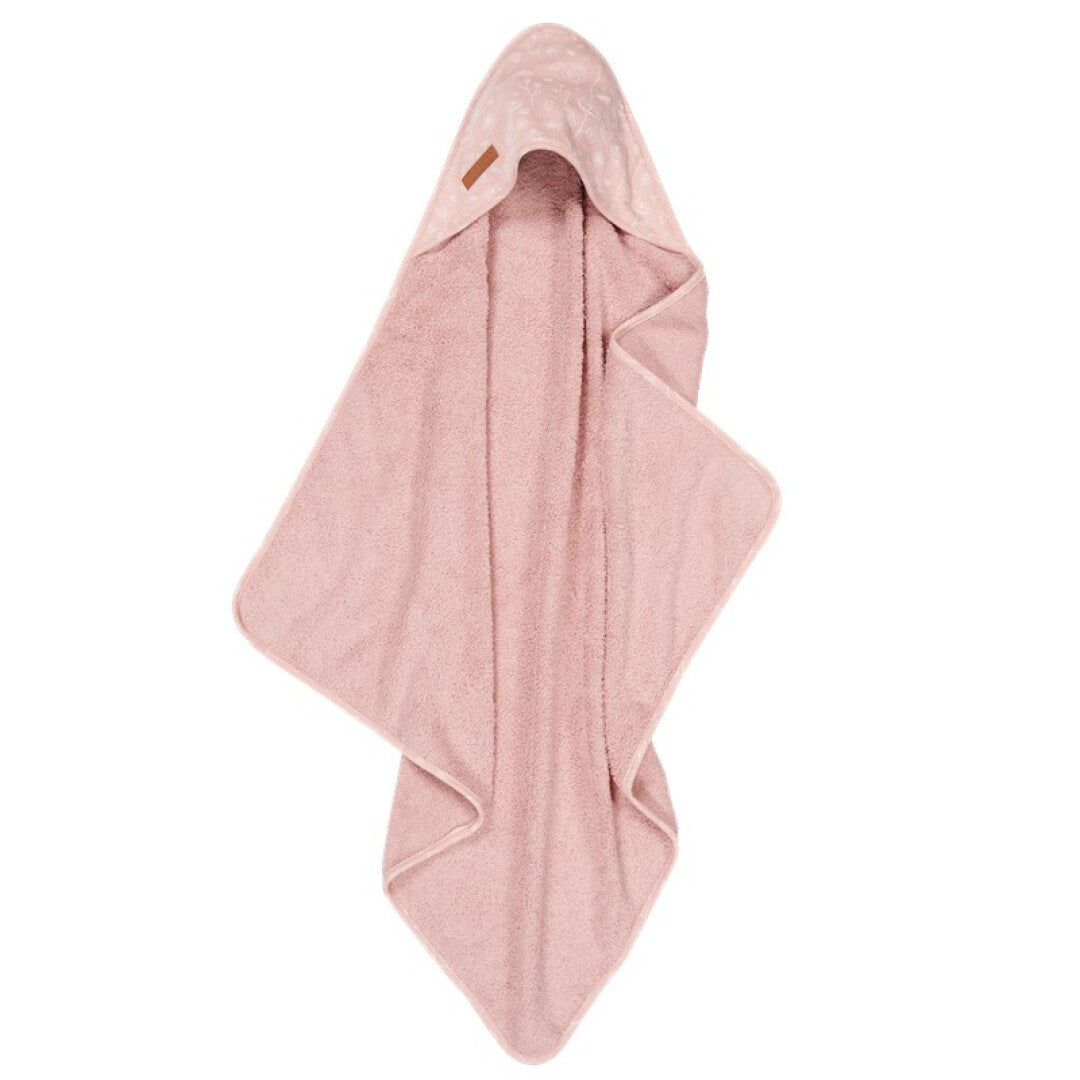 TOALLA CAPA FLORES SILVESTRES ROSA - LITTLE DUTCH
