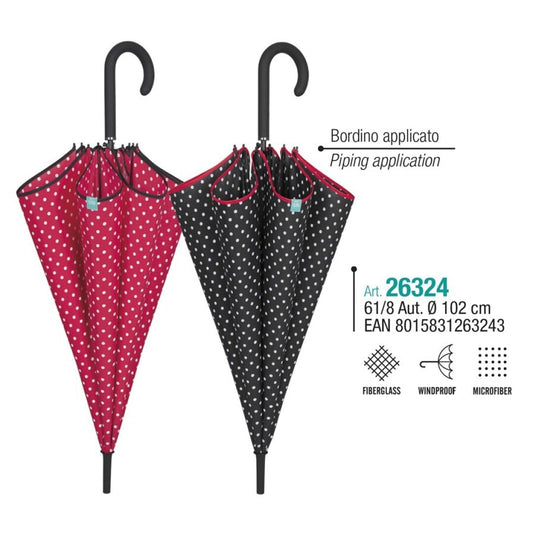 Paraguas 61/8 Automático LUNARES - Perletti