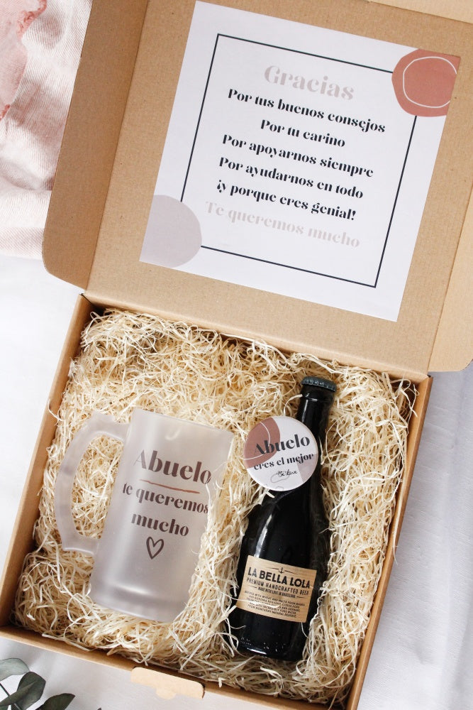 KIT CERVEZA "ABUELO, TUS ABRAZOS LO CURAN TODO"