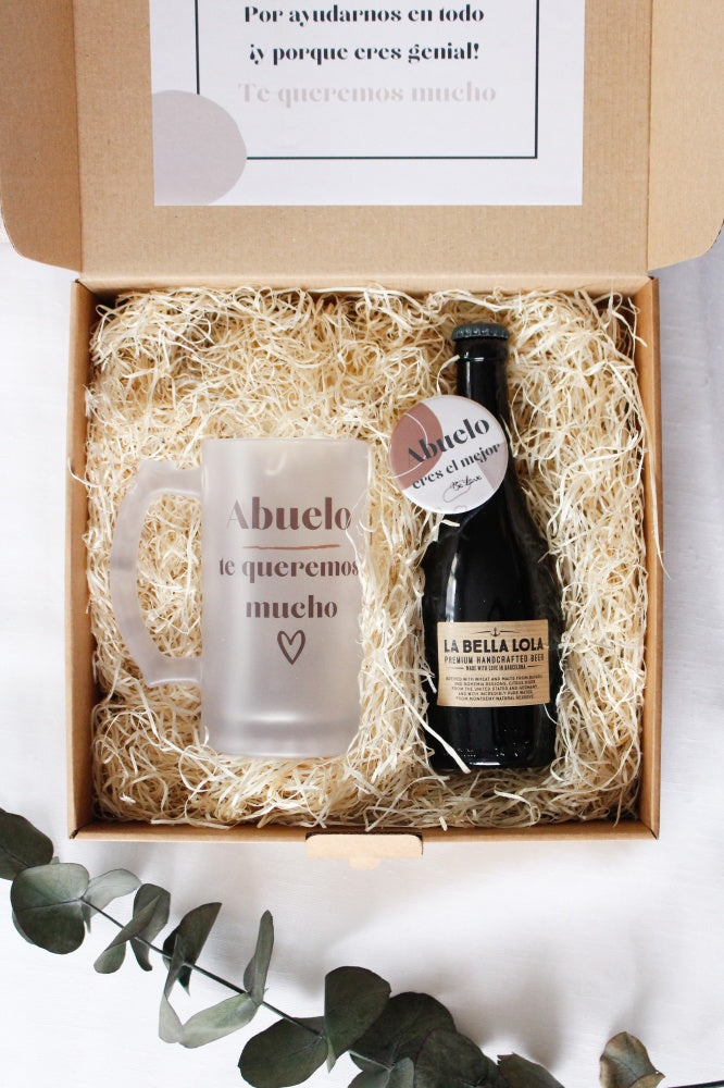 KIT CERVEZA "ABUELO, TUS ABRAZOS LO CURAN TODO"
