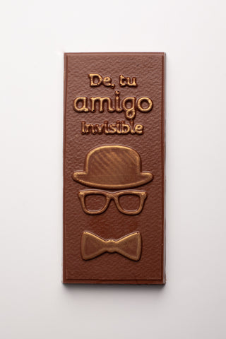 Tableta de Chocolate AMIGO INVISIBLE- UTOPICK