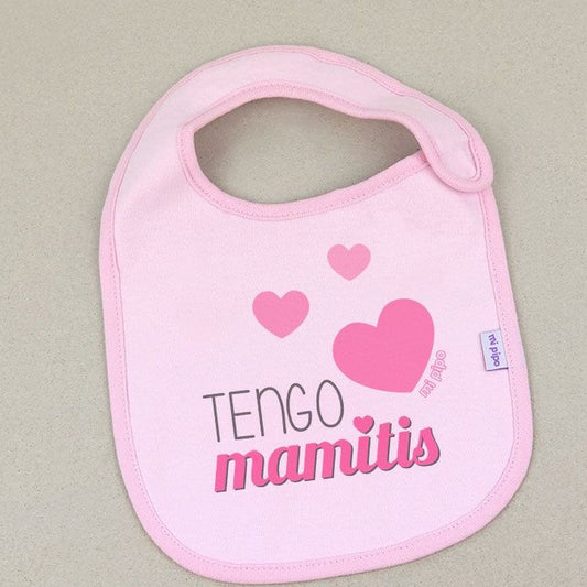 Babero TENGO MAMITIS Rosa/Azul - Mi Pipo