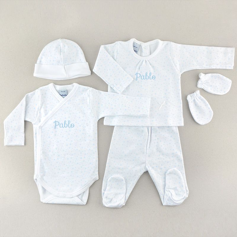 PRIMERA PUESTA de Bebé 0 meses, Babidu PERSONALIZADA- Mi Pipo