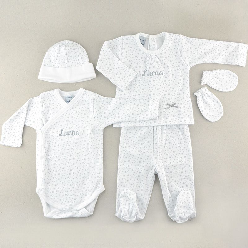 PRIMERA PUESTA de Bebé 0 meses, Babidu PERSONALIZADA- Mi Pipo