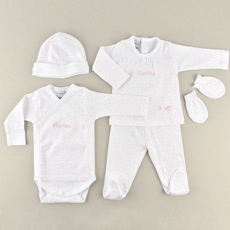 PRIMERA PUESTA de Bebé 0 meses, Babidu PERSONALIZADA- Mi Pipo