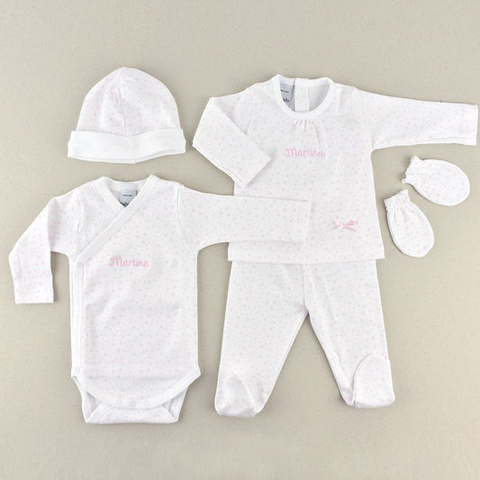 PRIMERA PUESTA de Bebé 0 meses, Babidu PERSONALIZADA- Mi Pipo