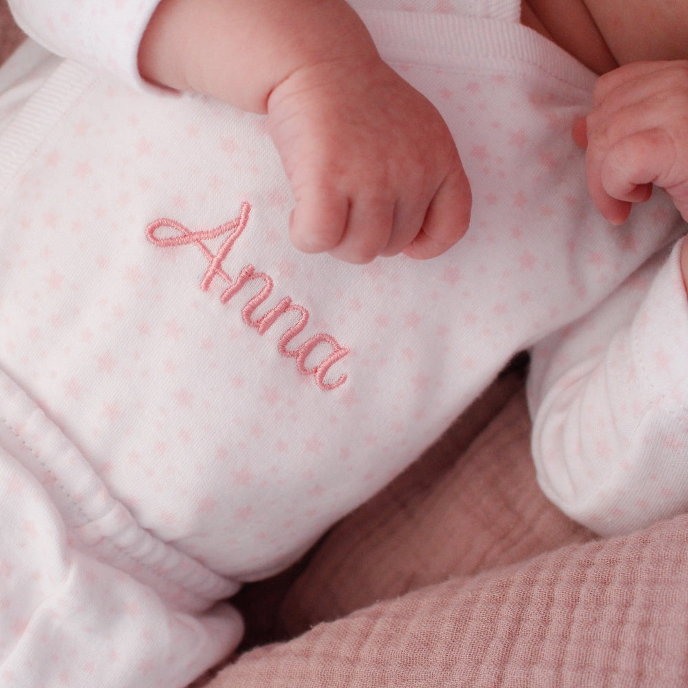 PRIMERA PUESTA de Bebé 0 meses, Babidu PERSONALIZADA- Mi Pipo