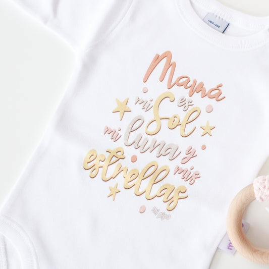 Body MAMÁ ES MI SOL MI LUNA Y MIS ESTRELLAS - Mi Pipo