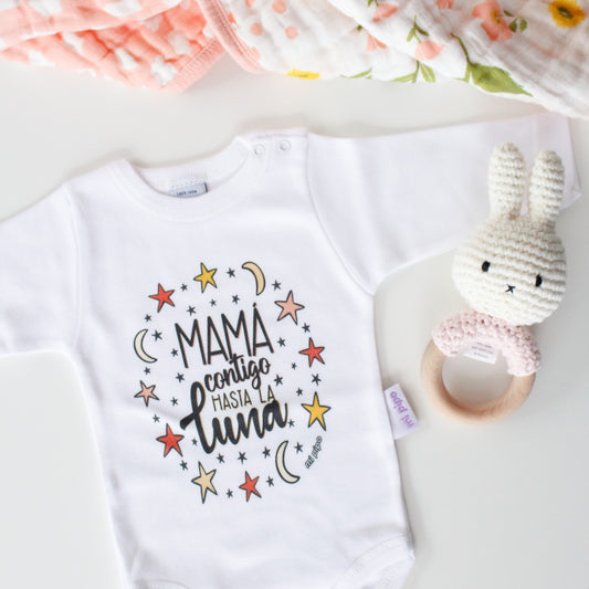 Body MAMÁ CONTIGO HASTA LA LUNA - Mi Pipo