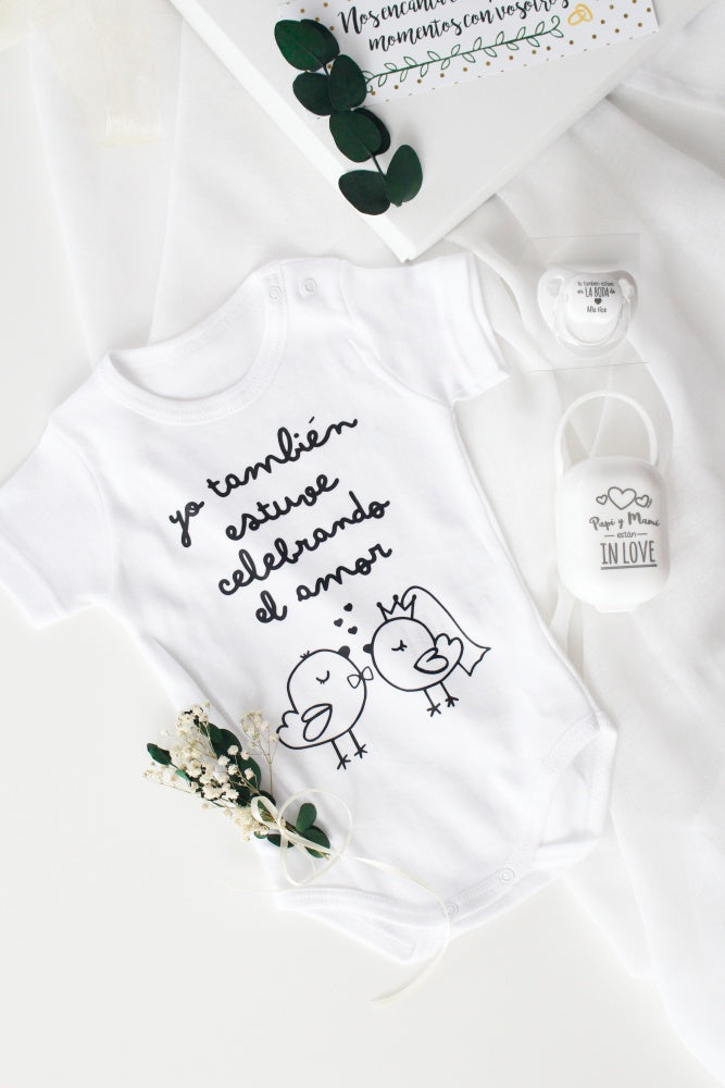 Kit regalo embarazada "Yo también estuve celebrando el amor" PERSONALIZADO- Be Love