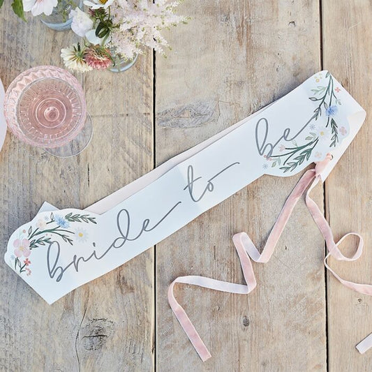 Banda BRIDE TO BE Boho Floral
