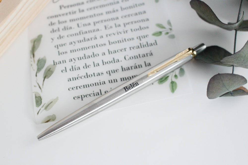 Bolígrafo para Ceremoniante de Boda, Personalizado- Be Love