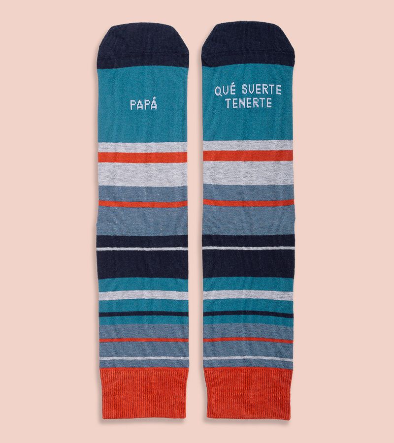 CALCETINES "PAPÁ, QUÉ SUERTE TENERTE" - UO