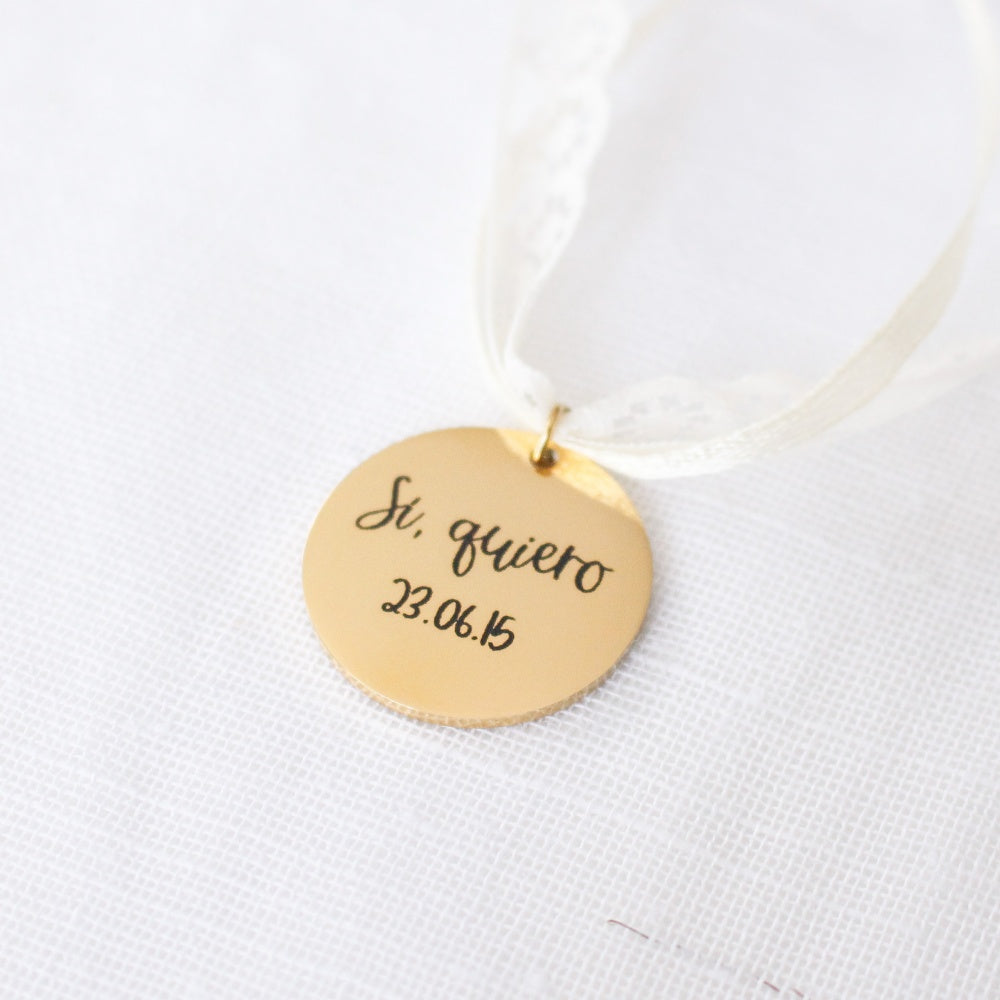 Medalla ramo "Sí, quiero" - Be Love