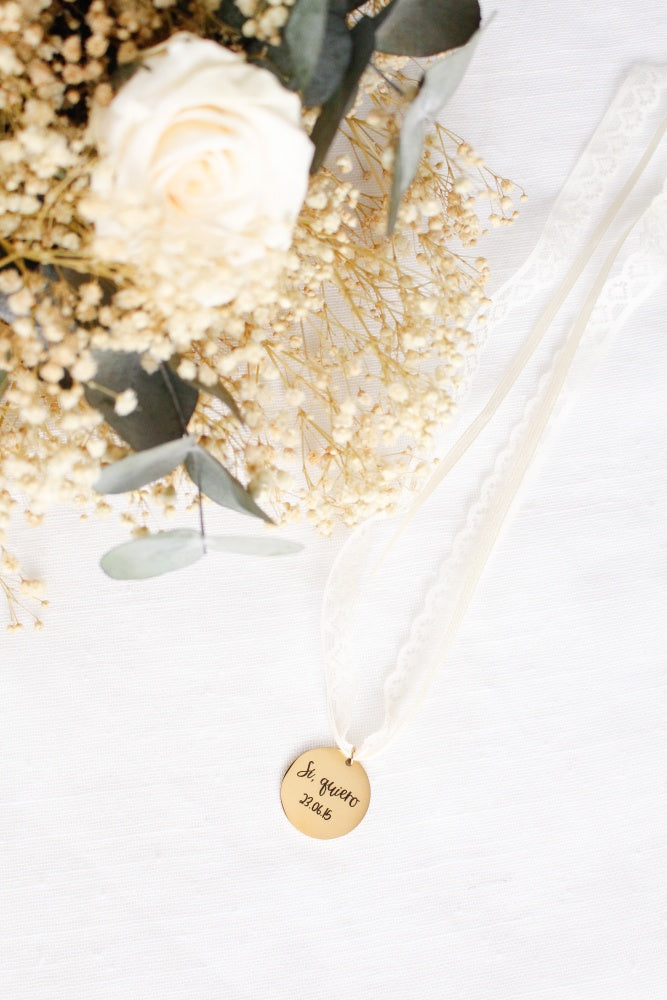 Medalla ramo "Sí, quiero" - Be Love