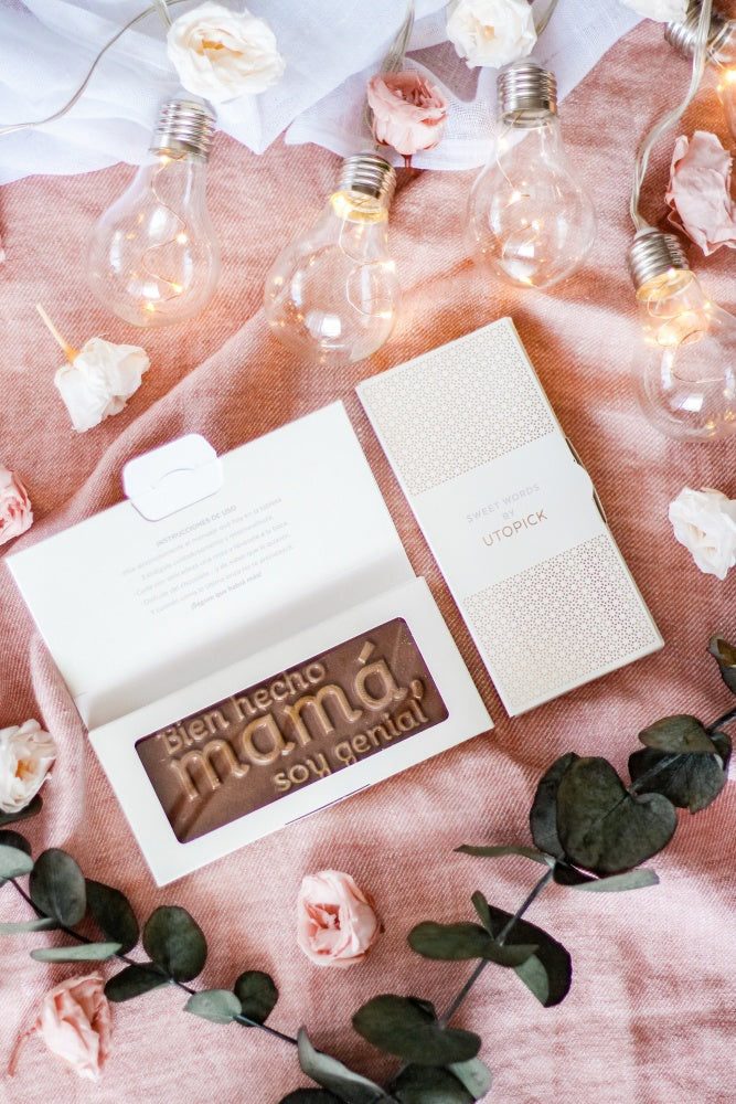 Tableta de Chocolate BIEN HECHO MAMÁ, SOY GENIAL- UTOPICK
