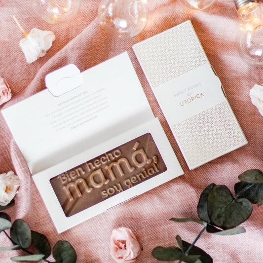 Tableta de Chocolate BIEN HECHO MAMÁ, SOY GENIAL- UTOPICK