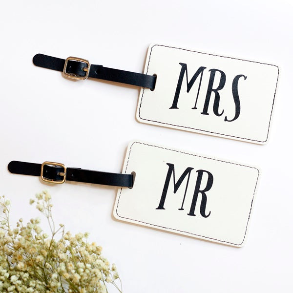 IDENTIFICADORES DE MALETA "Mr and Mrs"