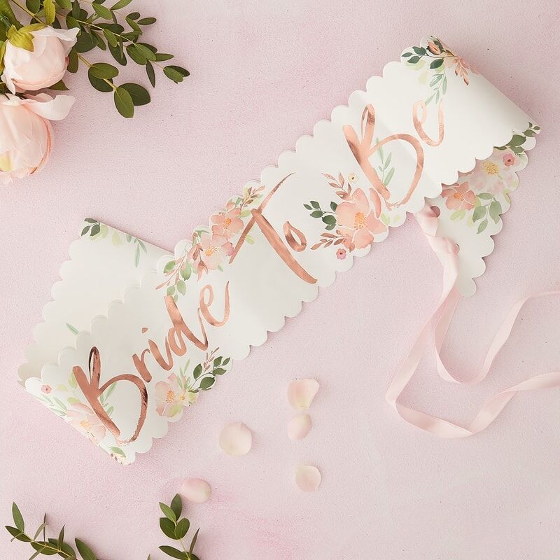 BANDA BRIDE TO BE FLORAL