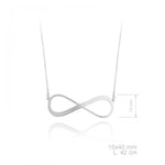 GARGANTILLA INFINITO LISO PLATA 925