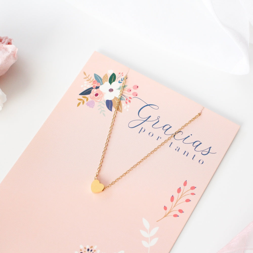 Gargantilla "Gracias por tanto"