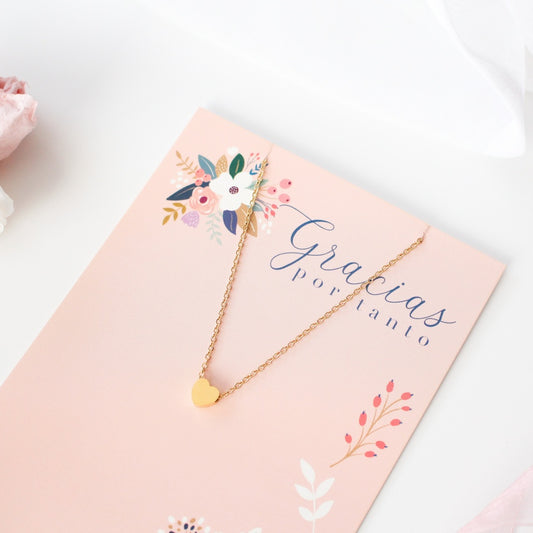 Gargantilla "Gracias por tanto"