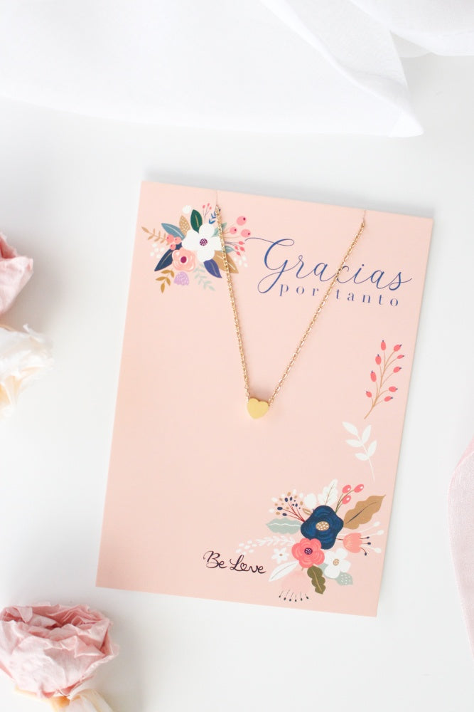 Gargantilla "Gracias por tanto"