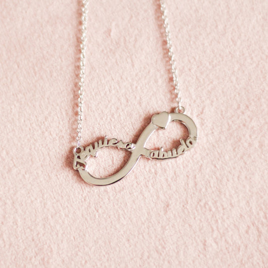 Gargantilla de Plata Te Quiero Abuela Infinito