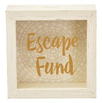 Hucha de Madera ESCAPE FUND - Sass & Belle