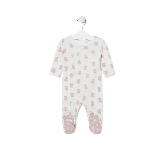 Pelele Cruzado BEAR Rosa - Tous Baby