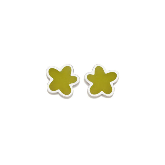 Pendientes SUPERAGATHA Flor Lime Green - AGATHA RUIZ DE LA PRADA