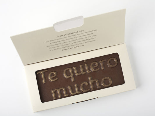 Tableta de Chocolate TE QUIERO MUCHO - UTOPICK