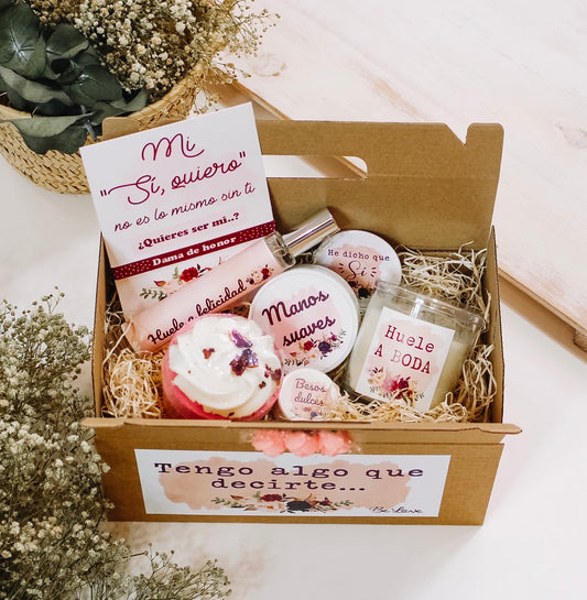 KIT “TENGO ALGO QUE DECIRTE...” DAMA DE HONOR-Be Love