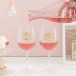 Copas de Vino Para Novios NOS QUEDAN MUCHOS SUEÑOS POR CUMPLIR, BRINDEMOS POR ELLOS, POR TI Y POR MI - Mr Wonderful