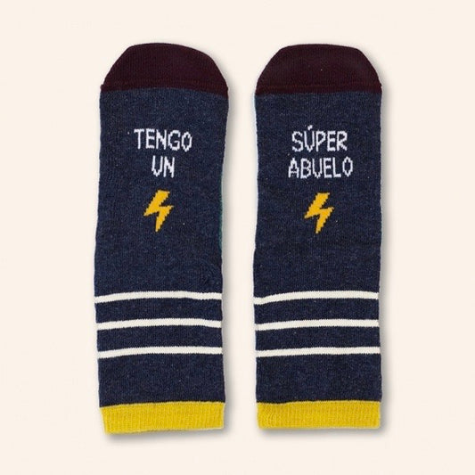 MINI CALCETINES “TENGO UN SÚPER ABUELO” - UO*