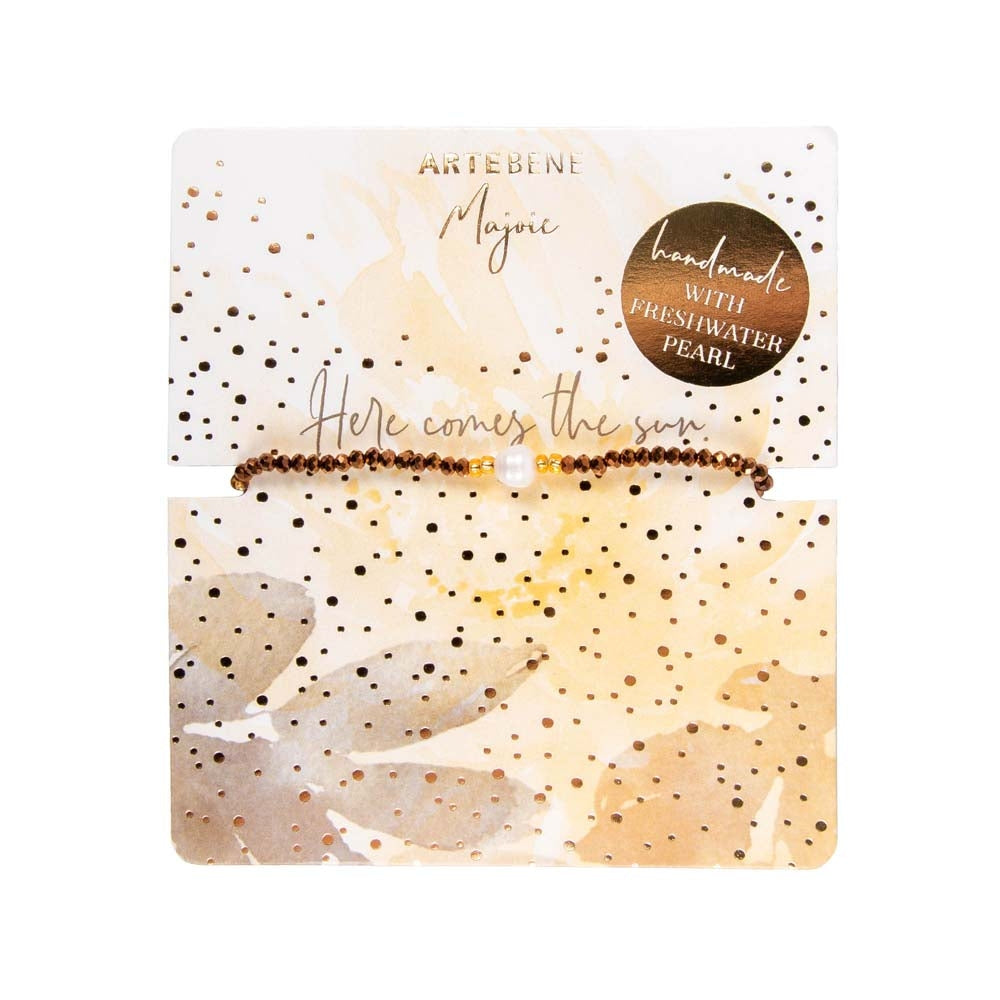 Pulsera MAJOIE Perlas Bronce - ARTEBENE