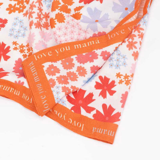 Pañuelo Rectangular LOVE YOU MAMÁ - UO*